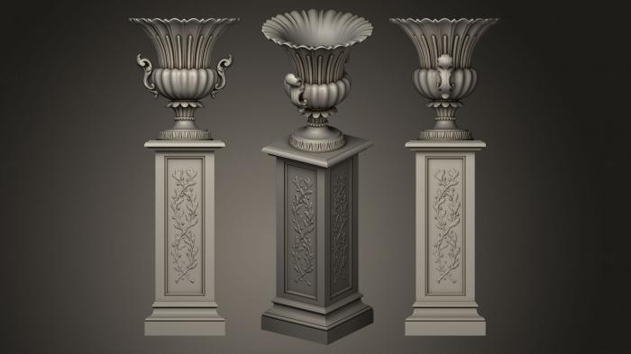 Vases (VZ_0214) 3D model for CNC machine